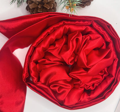 Satin Scrunchie Curler with Bow: Heatless Hair Curls