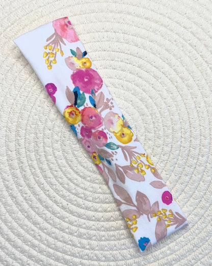 Handmade Floral Headband: Stretchy Knit Turban for Women