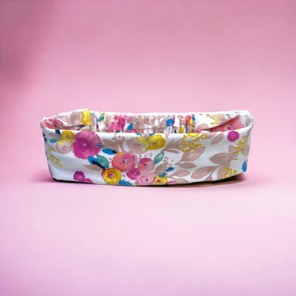 Handmade Floral Headband: Stretchy Knit Turban for Women