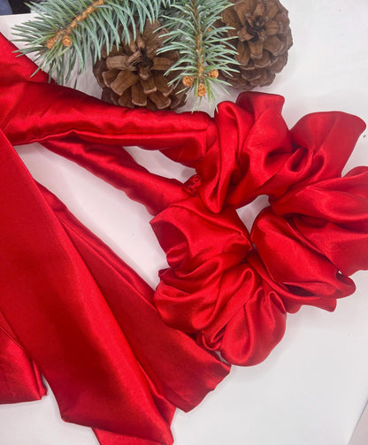 Satin Scrunchie Curler with Bow: Heatless Hair Curls