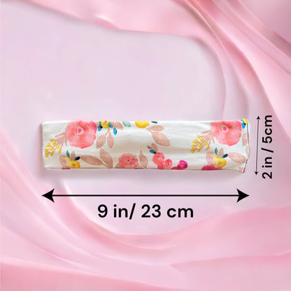 Handmade Floral Headband: Stretchy Knit Turban for Women