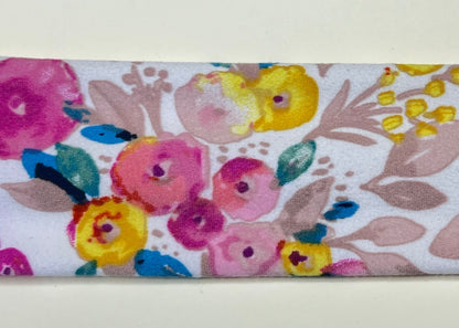 Handmade Floral Headband: Stretchy Knit Turban for Women