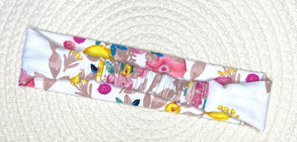 Handmade Floral Headband: Stretchy Knit Turban for Women