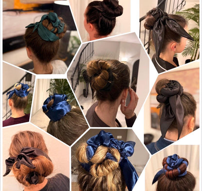 Heatless Hair Curler: Overnight Curls with Scrunchie Curler Easy and Fast Way To Curl Your Hair Simple To Use Simple To Sleep Soft Fabric