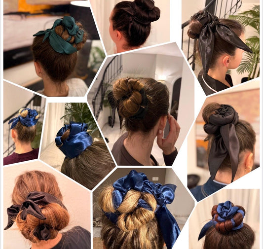 Heatless Hair Curler: Overnight Curls with Scrunchie Curler Easy and Fast Way To Curl Your Hair Simple To Use Simple To Sleep Soft Fabric