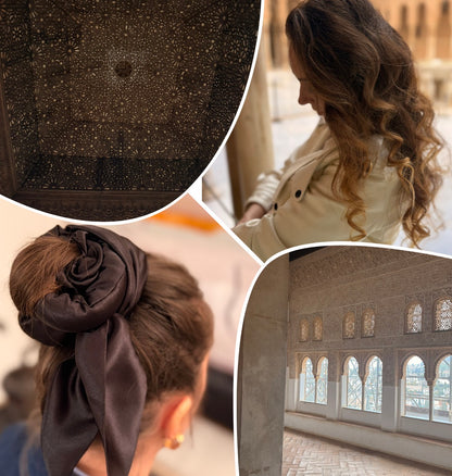 Heatless Hair Curler: Overnight Curls with Scrunchie Curler Easy and Fast Way To Curl Your Hair Simple To Use Simple To Sleep Soft Fabric