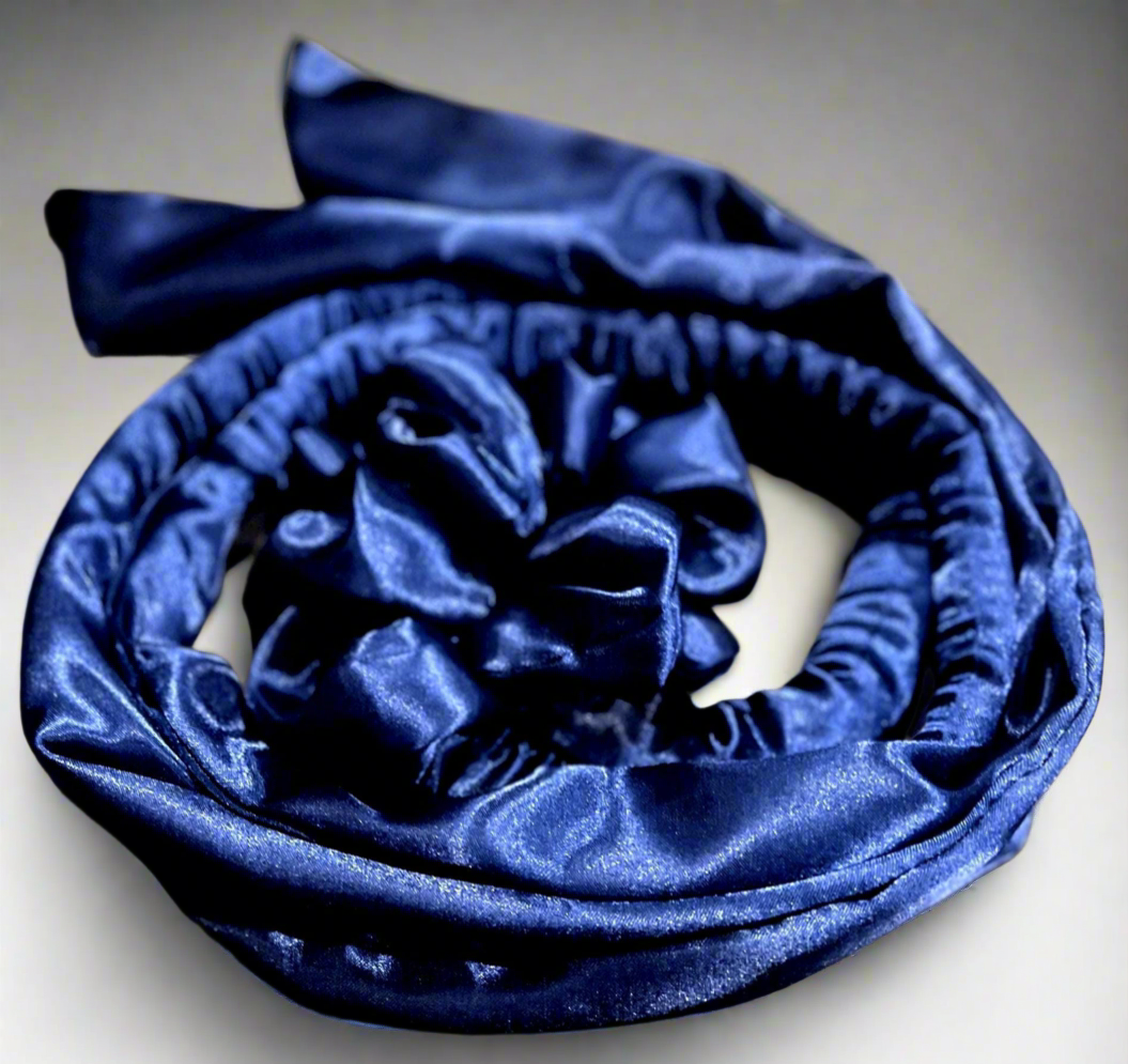 Satin Hair Curler Ribbon: Heatless Overnight Curl Roller with Scrunchie
