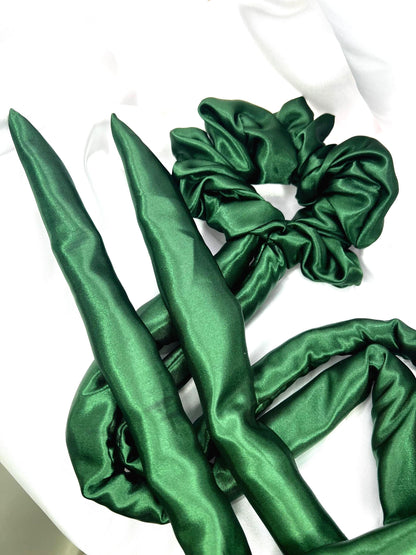 Silky Scrunchie Hair Curler, Heatless Overnight Curls