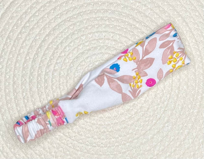 Handmade Floral Headband: Stretchy Knit Turban for Women