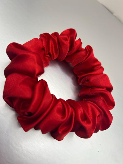 Floral Scrunchie: Vintage Boho Flower Print Hair Tie