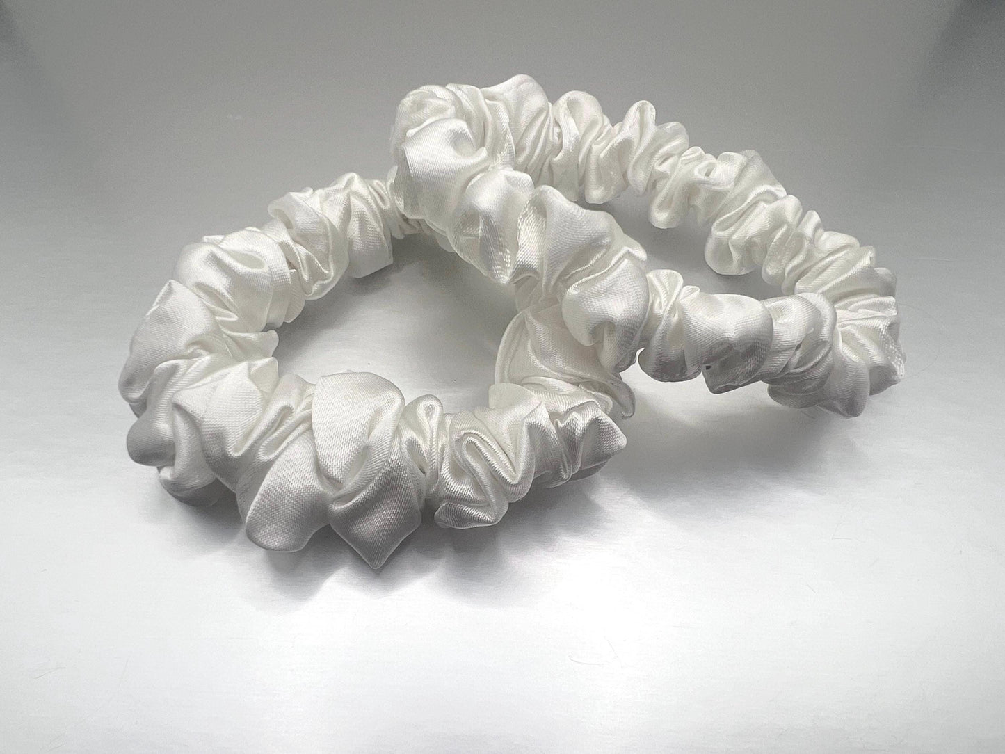 Floral Scrunchie: Vintage Boho Flower Print Hair Tie