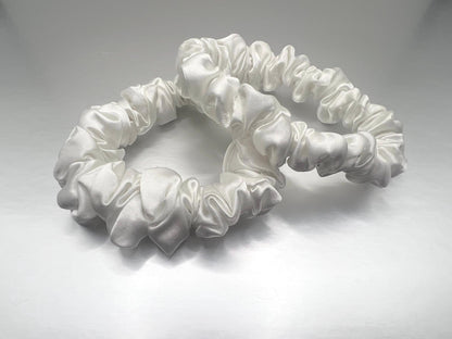 Floral Scrunchie: Vintage Boho Flower Print Hair Tie