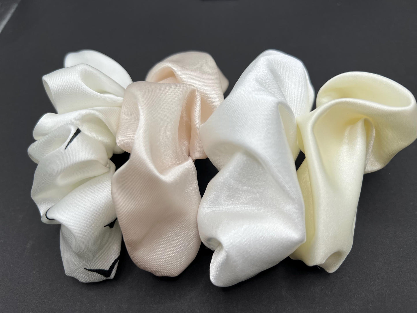 Beige Scrunchie French Barrette: Curly Hair Clip, Various Sizes