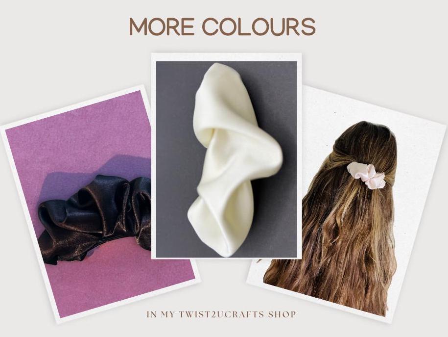 Shiny Scrunchie Clips for All Hair Types – Our shiny scrunchie clips come in various hues, ensuring a firm hold and a touch of elegance for any hair type.