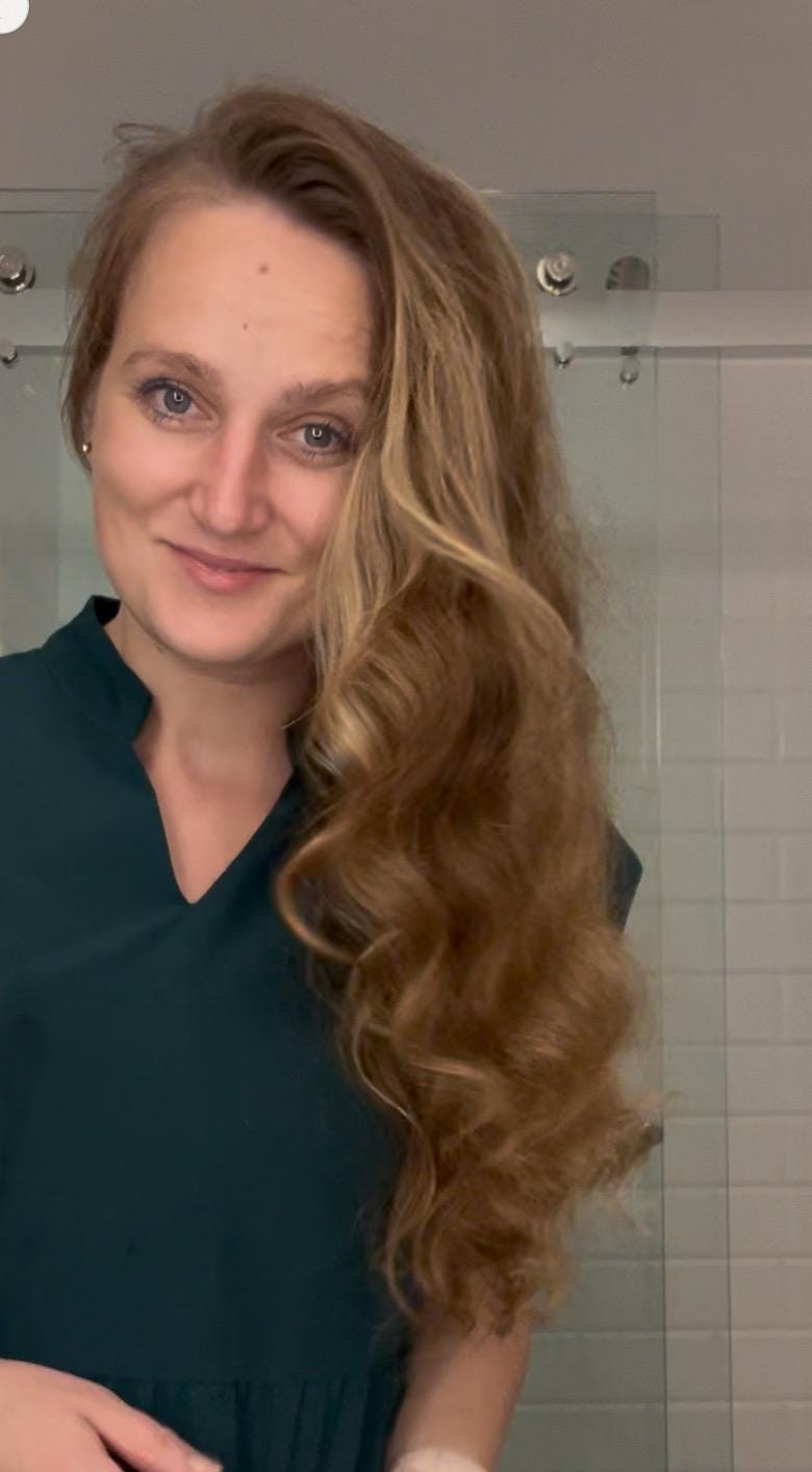 Green Satin Hair Curler: No-Heat Overnight Waves