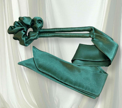 Green Hair Curler NoDamage Overnight Heatless Hair Scrunchie Curling set, No Heat curler Best Heatless Hair curler Best Christmas gift